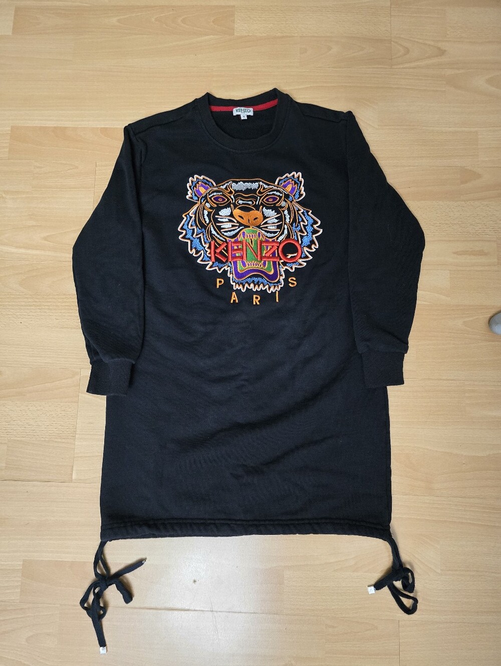 Kenzo Black Tiger Embroidered Sweatshirt